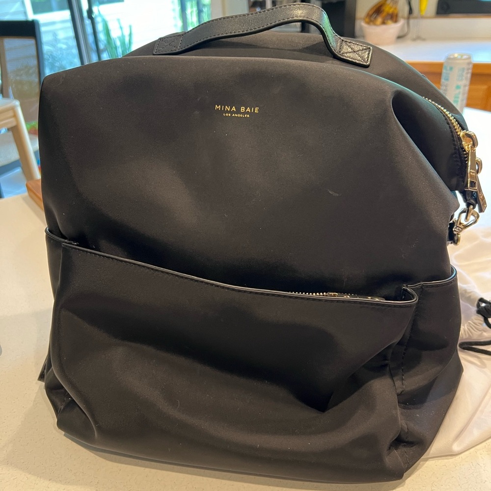 Mina baie diaper bag backpack nylon Stevie full size